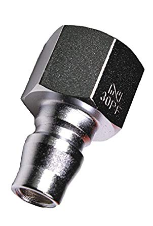 Nitto Kohki Hi Cupla 30PF Quick Connect Pneumatic Coupler Plug, 3/8" Size, Female